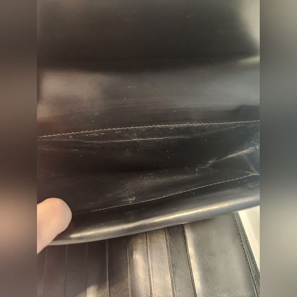 Cartier Vintage Panthère Long Wallet Black Leather - Picture 12 of 14